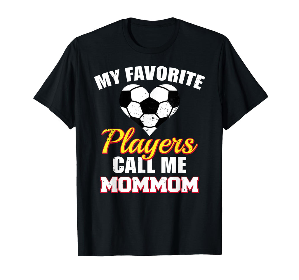 My Favorite Players Call Me Mommom T-Shirt - Unique Graphic Men Women