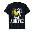 Ball Auntie Softball Soccer Ball Aunt T-Shirt - Novelty Apparel Men Women