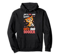 Just Who Loves Cats And Soccer Kitten Hoodie - Graphic Print Men Women