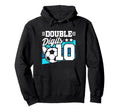 Soccer Birthday 10 Year Old Double Digits Hoodie - Streetwear Style Unisex