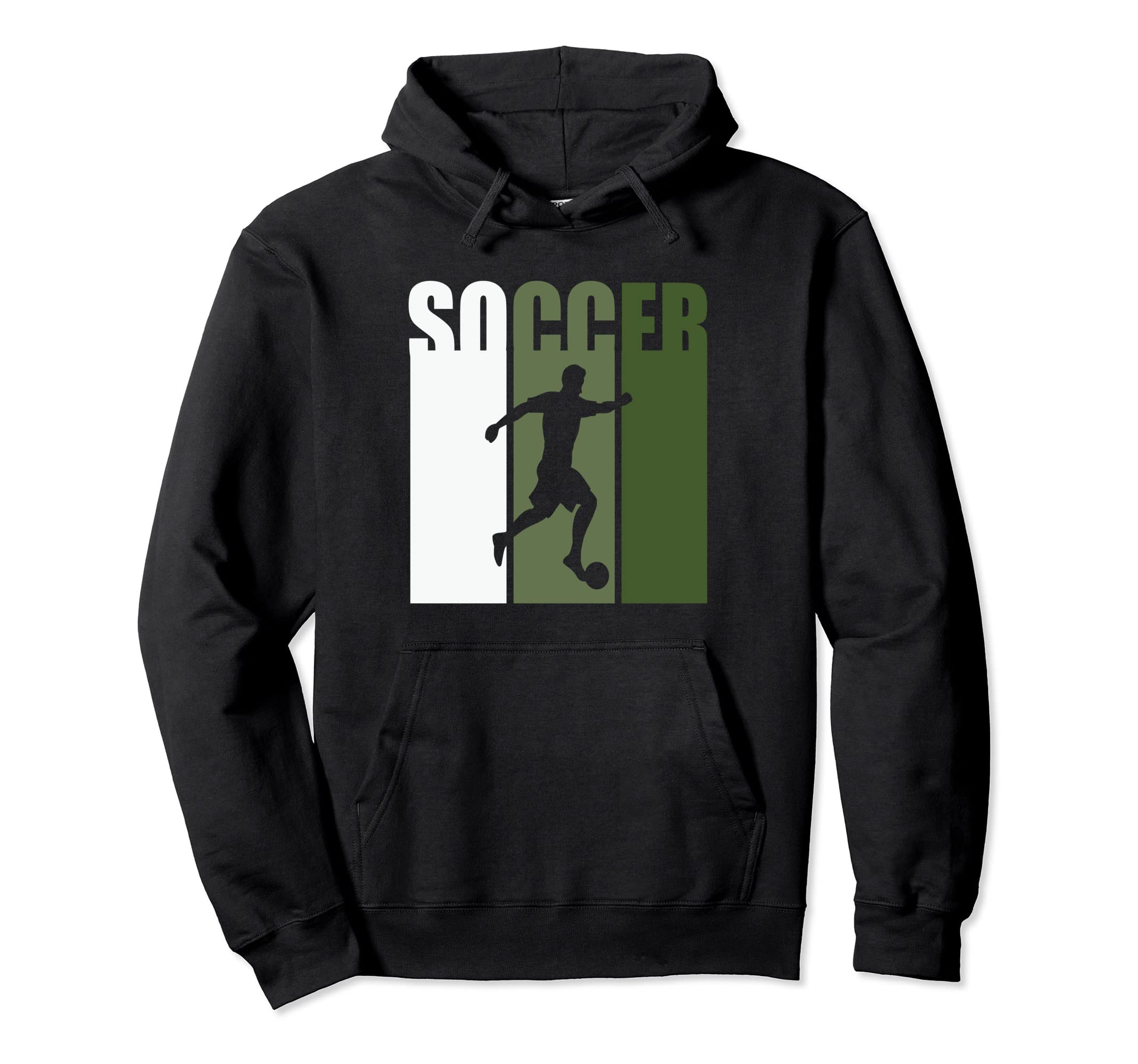 Soccer Stripes Funny Soccer Hoodie - Streetwear Style Unisex