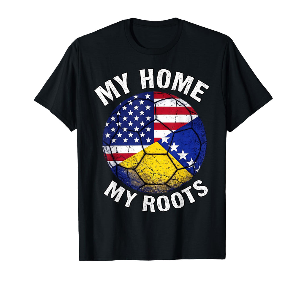 Proud Bosnia Roots And American Sweatshirt - Novelty Apparel Men Women