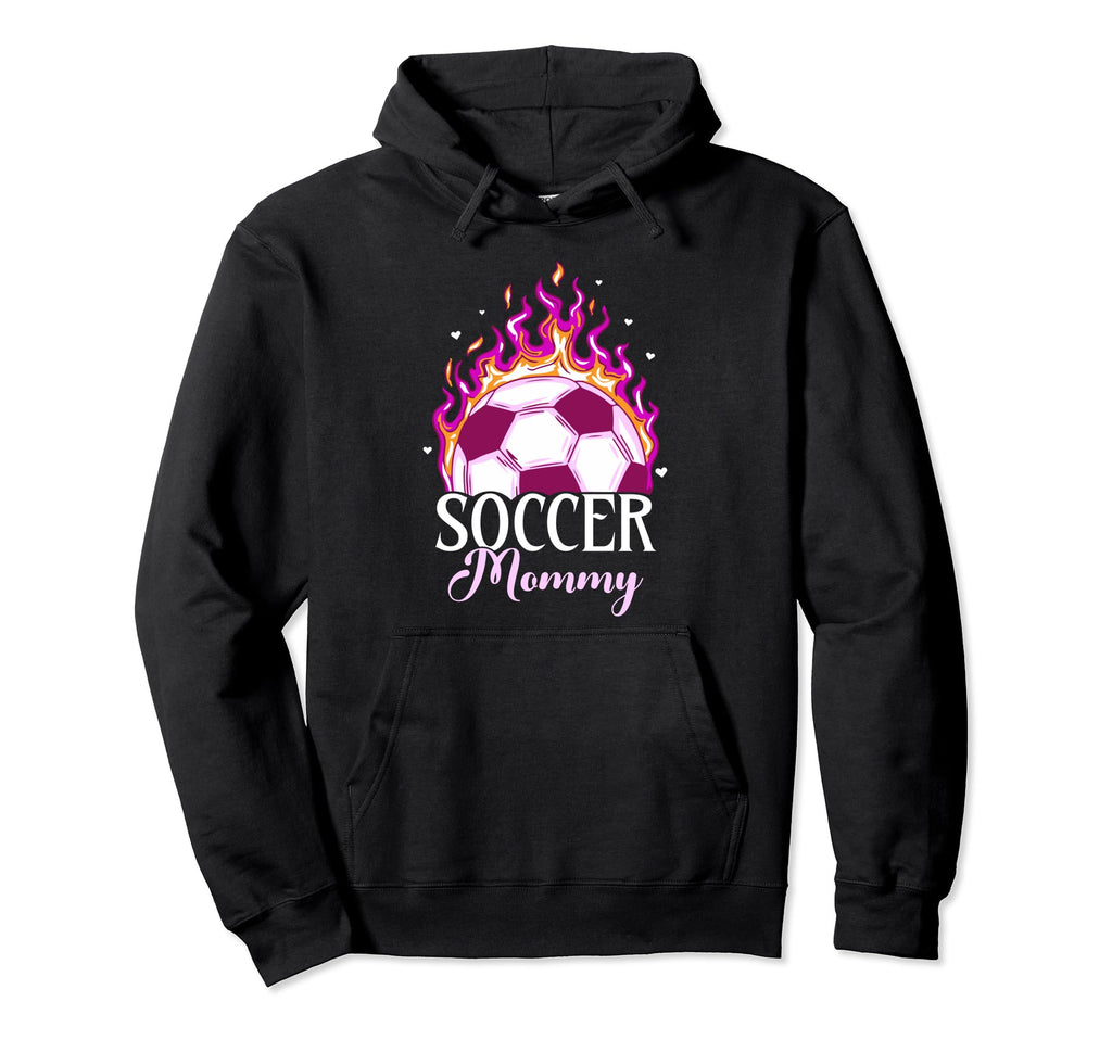 Soccer Mommy Womens Soccer Player Team Hoodie - Novelty Apparel for Adults