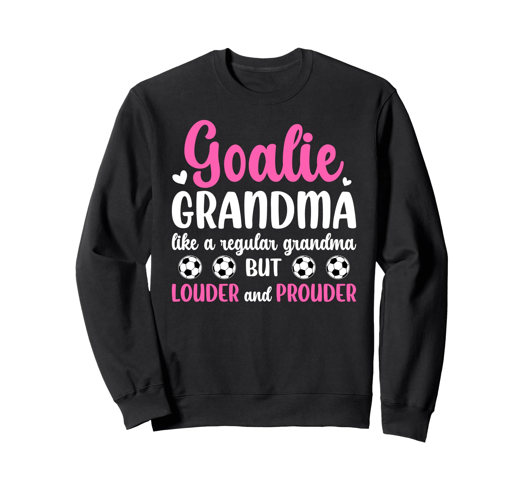 Soccer Goalie Grandma Definition Sweatshirt - Minimalist Print for Adults