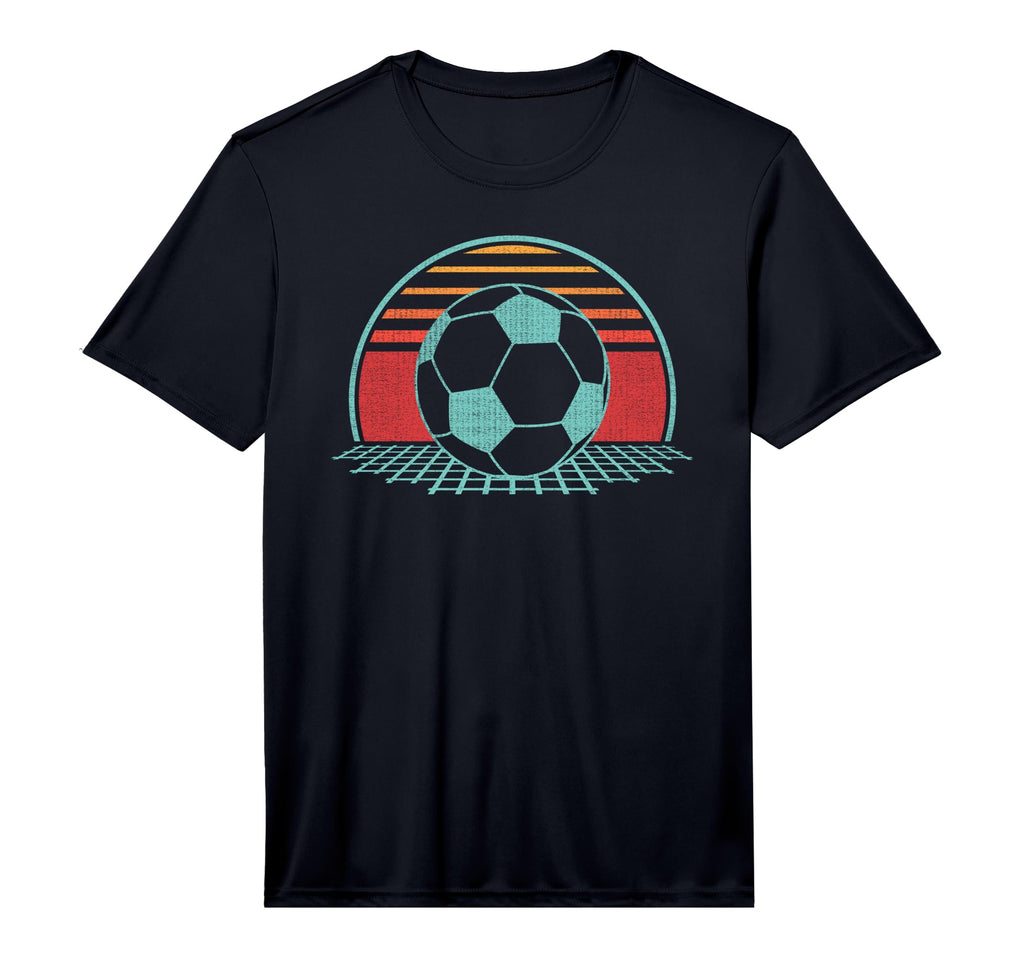 Soccer Ball 80S Soccer Player Performance T-Shirt - Custom Art Print Unisex