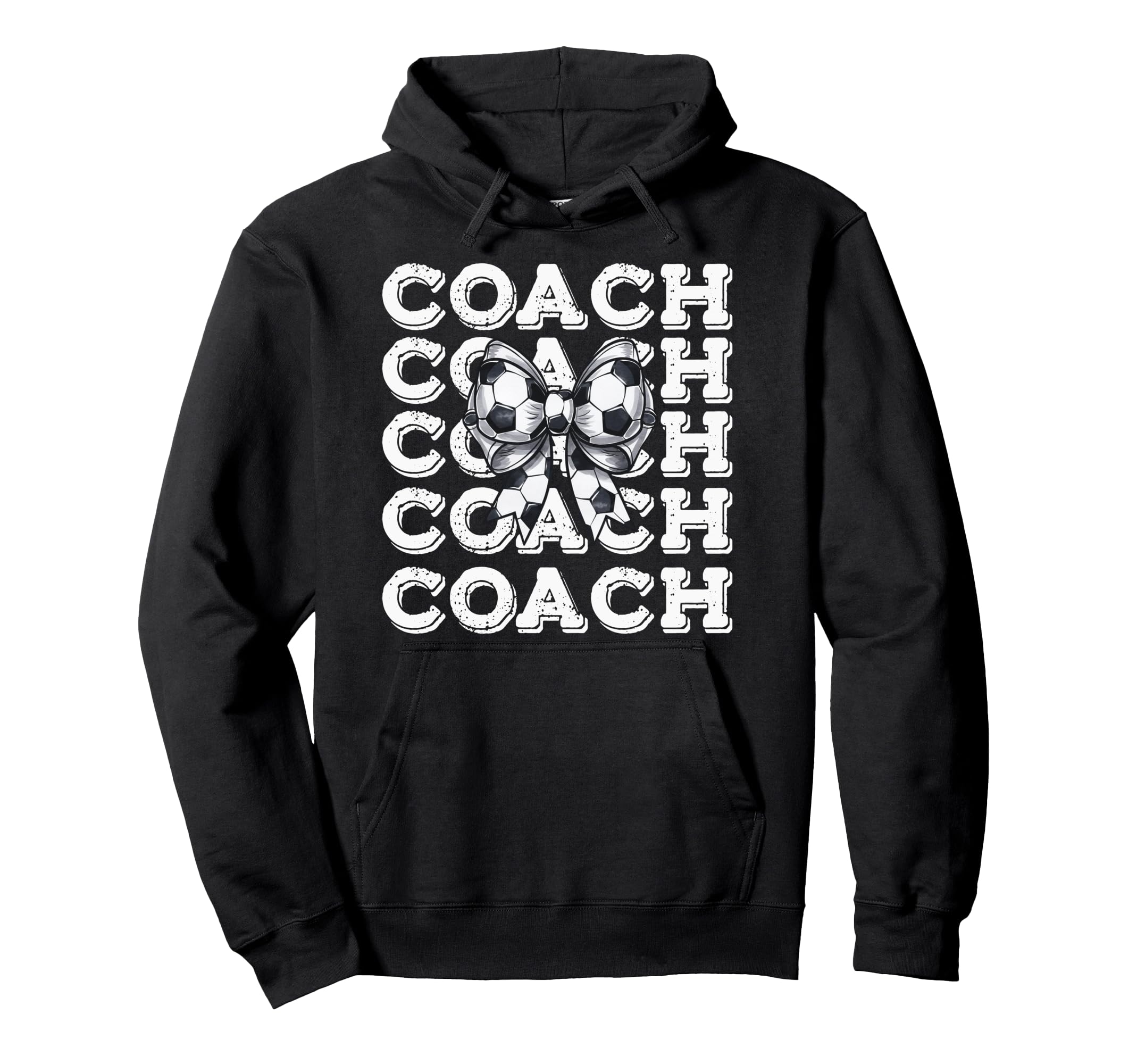 Coquette Soccer Coach Matching Family Hoodie - Minimalist Print Men Women
