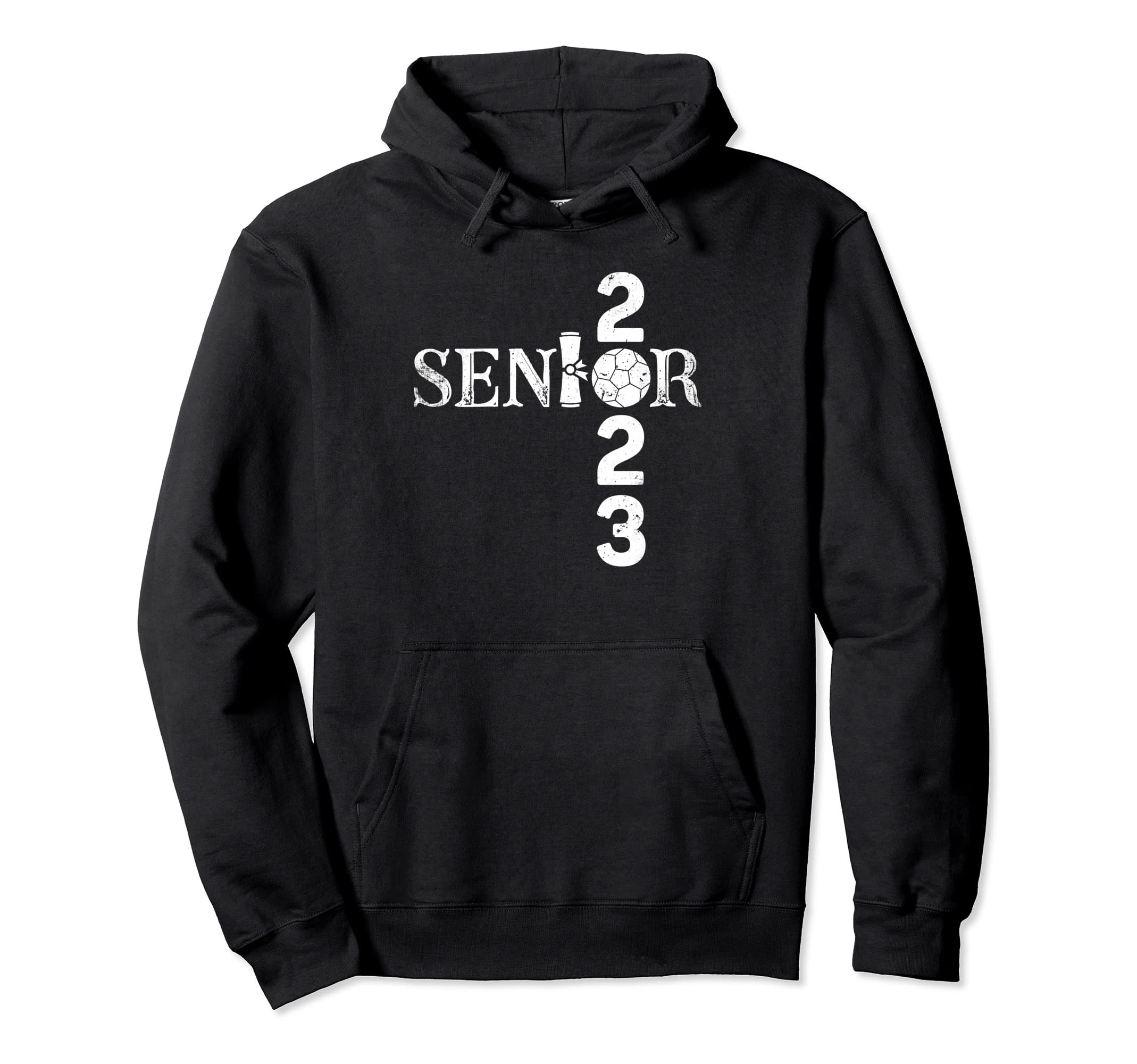 Senior 2023 Soccer Funny Class 2023 Hoodie - Aesthetic Graphic for Adults