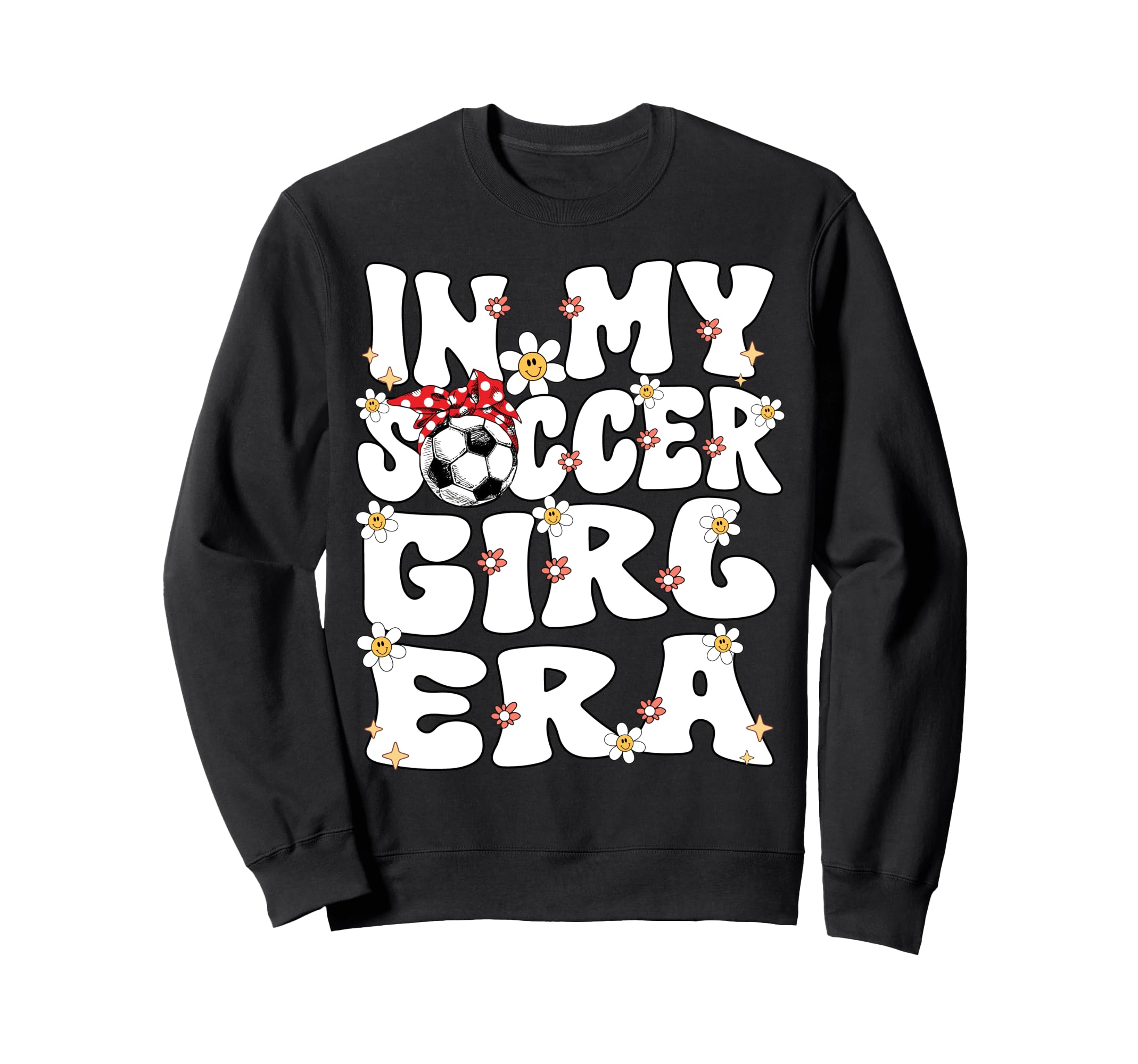 My Soccer Era Groovy Soccer Soccer Sweatshirt - Fun Novelty Design Unisex