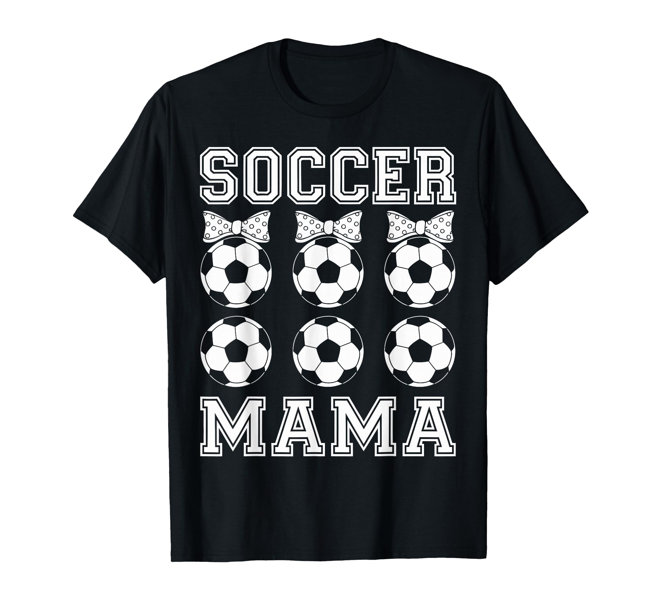 Soccer Mama Coquette Bow Soccer Mom Bow T-Shirt - Novelty Apparel Unisex