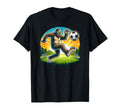 Soccer Bigfoot Playing Soccer T-Shirt - Novelty Apparel Unisex