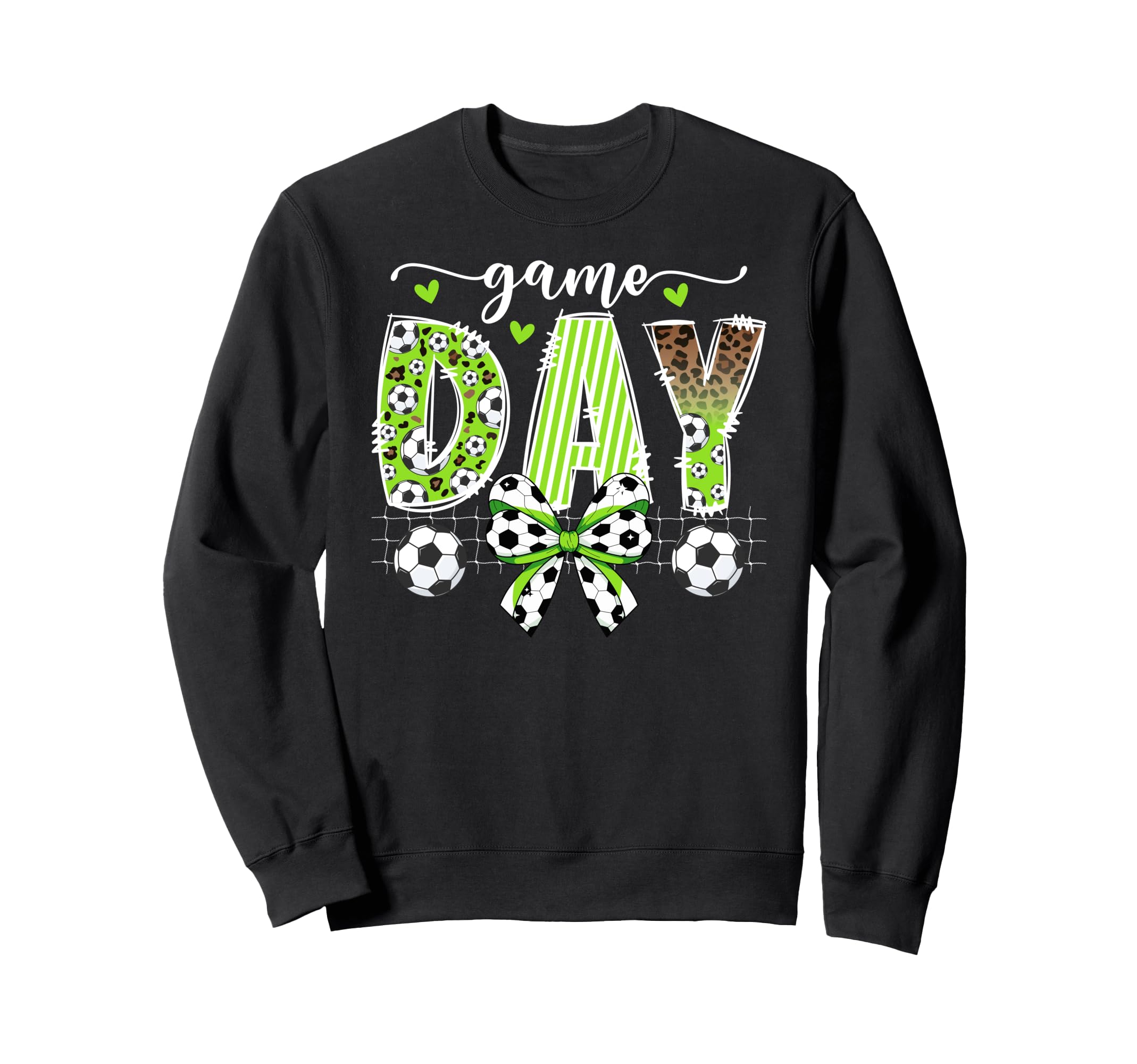 Game Day Soccer Coquette Soccer Sweatshirt - Streetwear Style for Adults