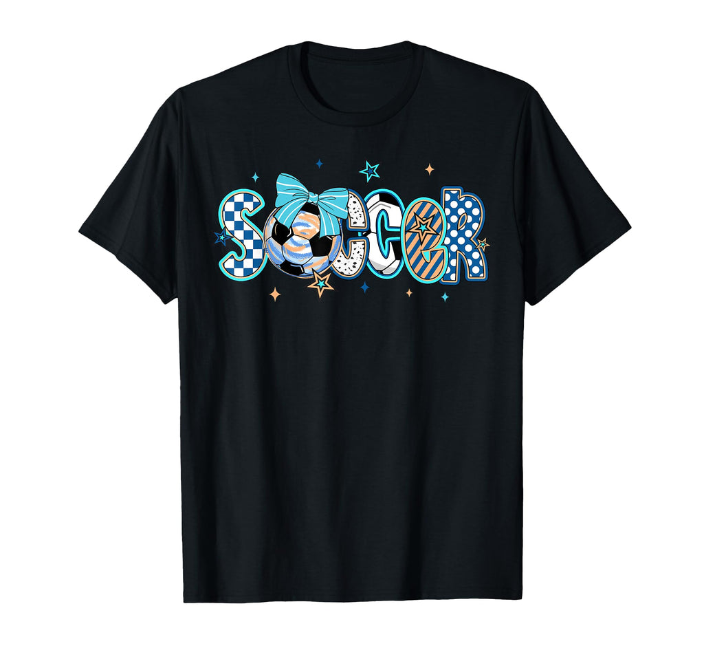 Soccer Game Day Mom Daughter Soccer T-Shirt - Fun Novelty Design Men Women