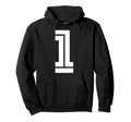 1 Sports Team Number Fan Hoodie - Unique Graphic Men Women