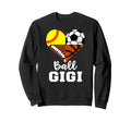 Ball Gigi Soccer Football Sweatshirt - Minimalist Print for Adults