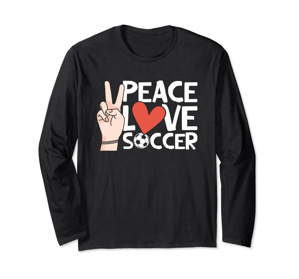 Soccer Enthusiast Love Peace Support T-Shirt - Aesthetic Graphic Men Women