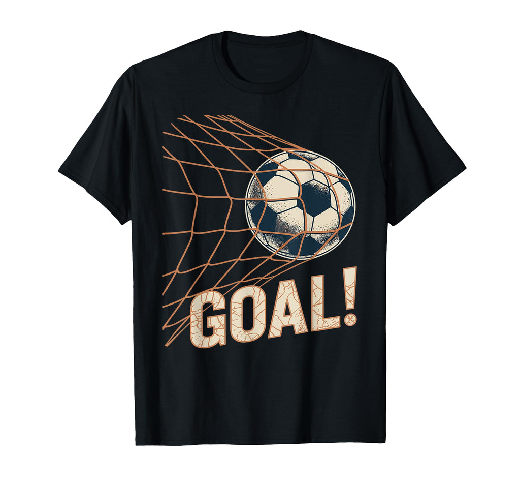 Soccer Goal Celebration Soccer Ball T-Shirt - Streetwear Style for Adults