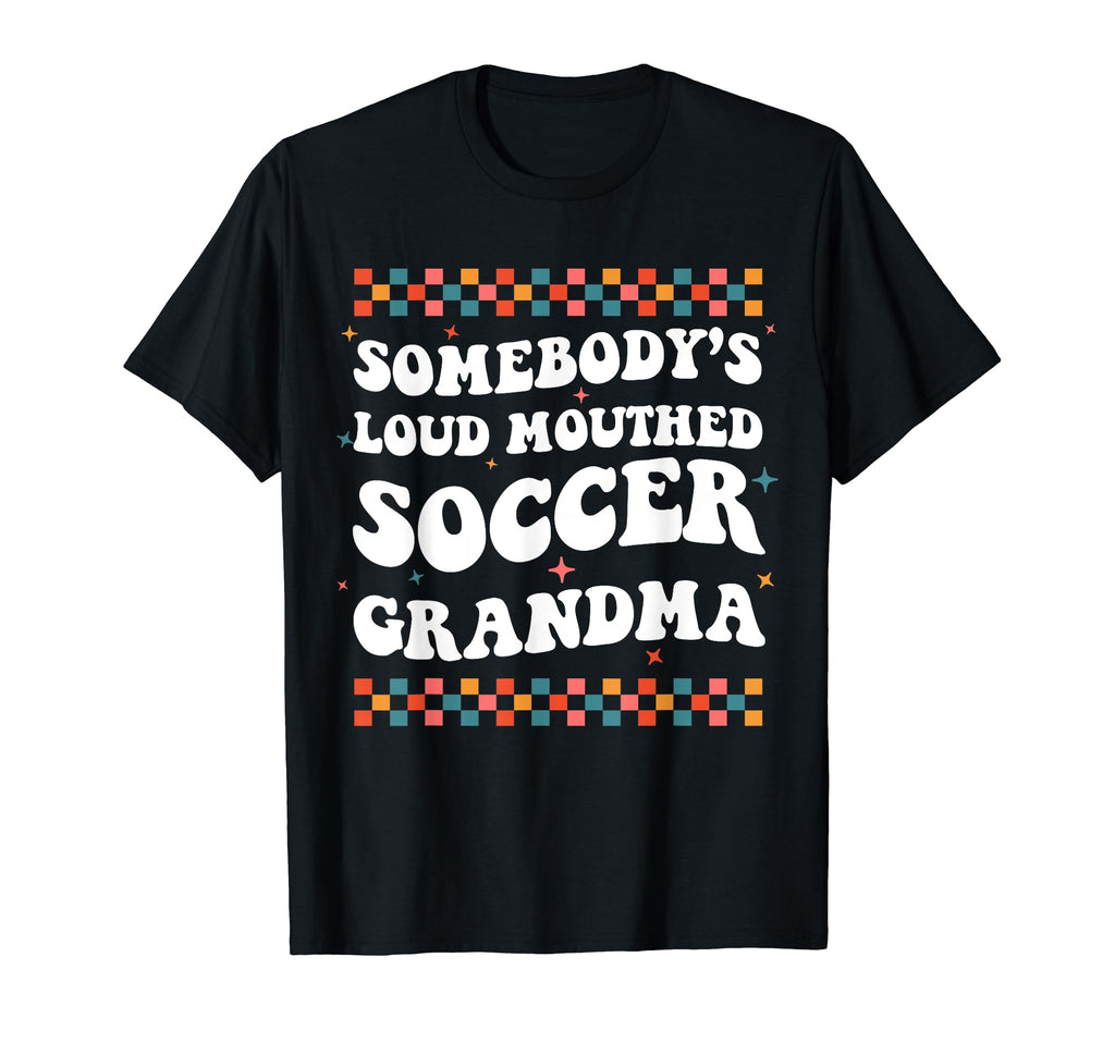 Somebodys Loud Mouthed Soccer T-Shirt - Fun Novelty Design for Adults