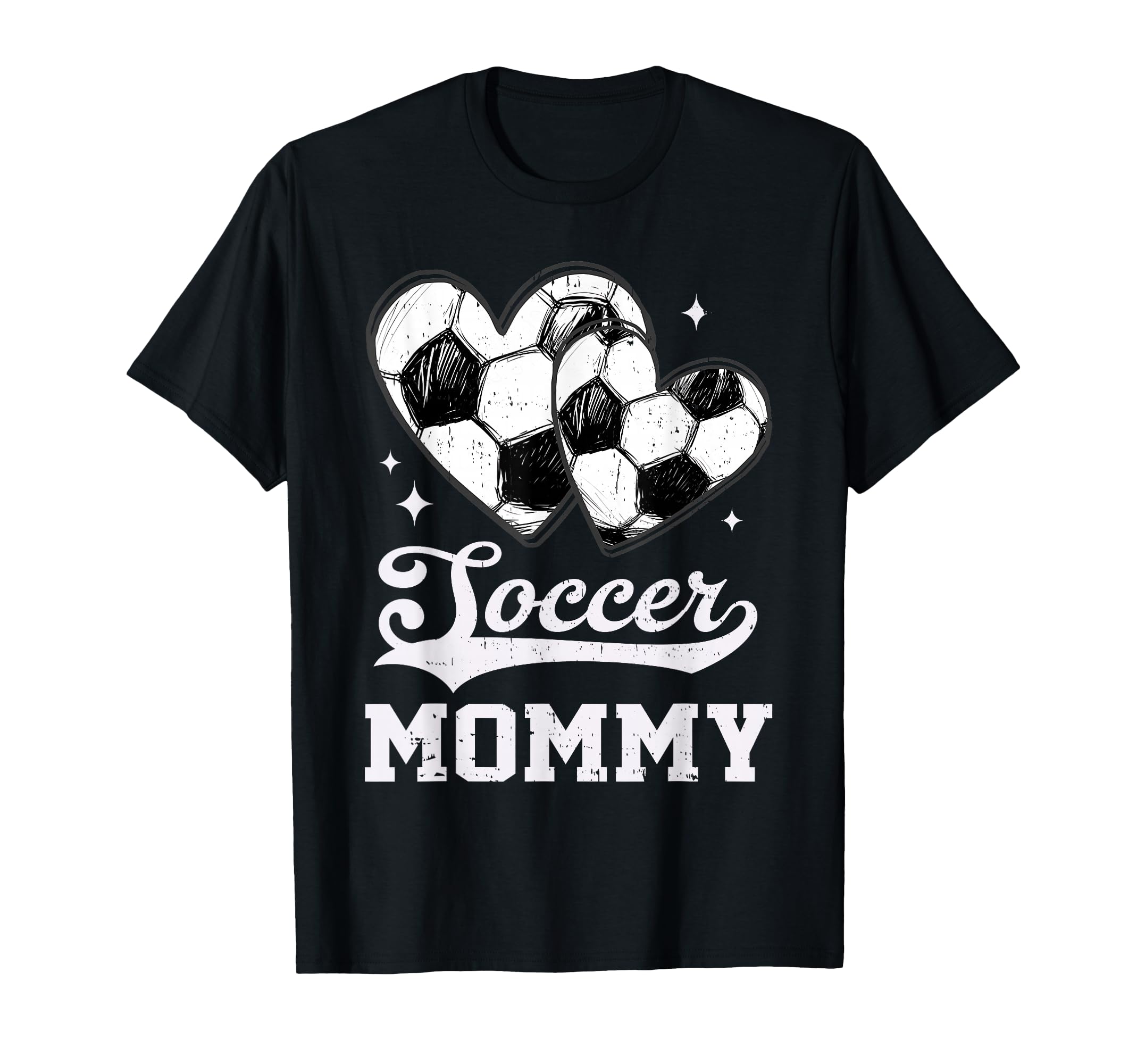 Soccer Heart Mommy Soccer Player T-Shirt - Trendy Graphic Men Women