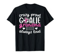 Crazy Proud Soccer Goalie Grandma Soccer T-Shirt - Unique Graphic Unisex