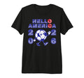 Hello America Soccer 2026 Host Fan T-Shirt - Minimalist Print for Adults