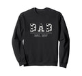 Dad Est 1977 Funny Sports Year Sweatshirt - Novelty Apparel Men Women
