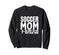 Soccer Mom Funny Soccer Player Sweatshirt - Minimalist Print Unisex