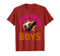 Goals Before Soccer T-Shirt - Minimalist Print for Adults
