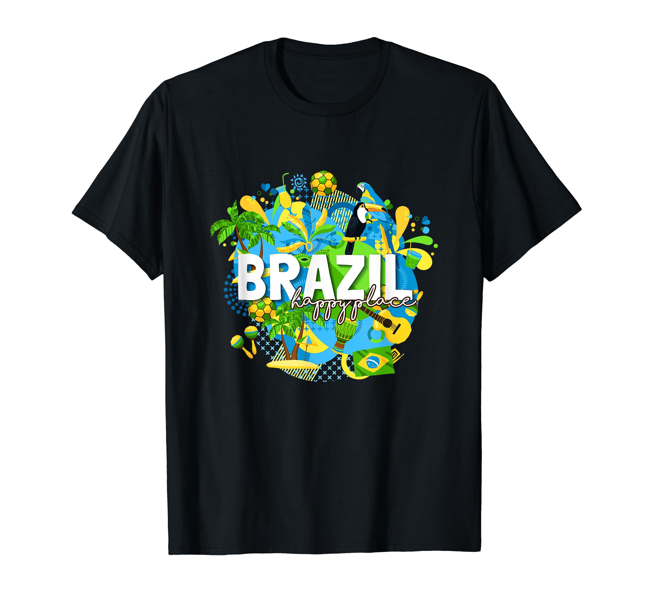 Brazil Brazilian Carnival Love T-Shirt - Fun Novelty Design Men Women