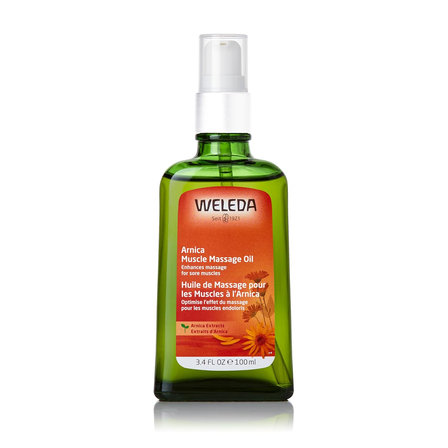 Weleda Arnica Muscle Massage Oil, 3.4 fl oz