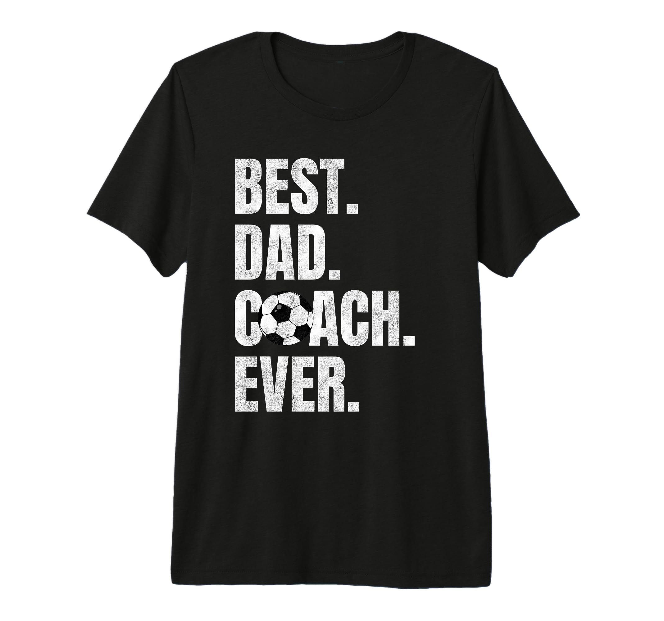 Mens Best Dad Coach Ever Funny T-Shirt - Casual Everyday Wear Unisex