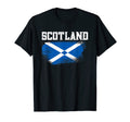 Scotland Flag Football Scottish Soccer T-Shirt - Novelty Apparel Men Women