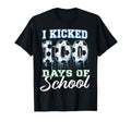I Kicked 100 Days School Soccer Ice T-Shirt - Custom Art Print Unisex
