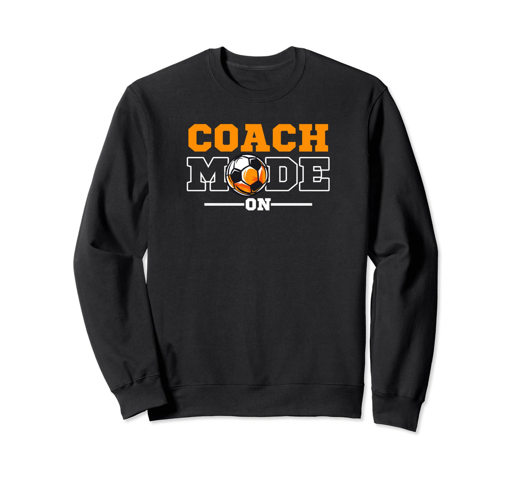 Coach Mode Soccer Coach Sweatshirt - Unique Graphic for Adults