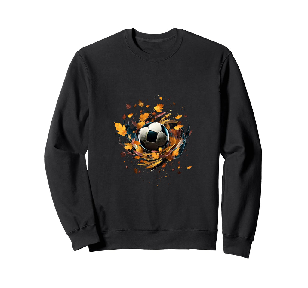 Soccer Autumn Leaves Soccer Sweatshirt - Streetwear Style for Adults