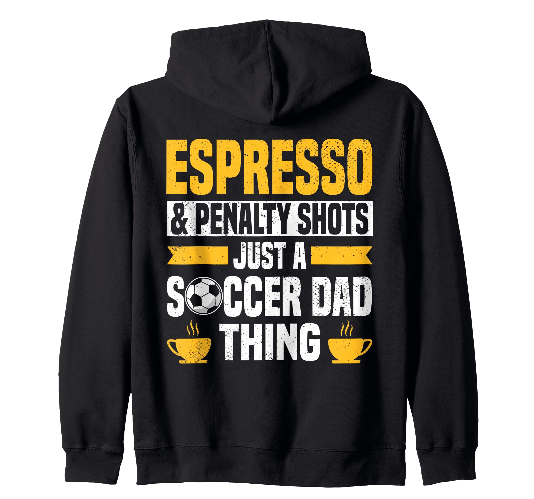 Soccer Dads Designs Coffee Lover Hoodie - Casual Everyday Wear for Adults