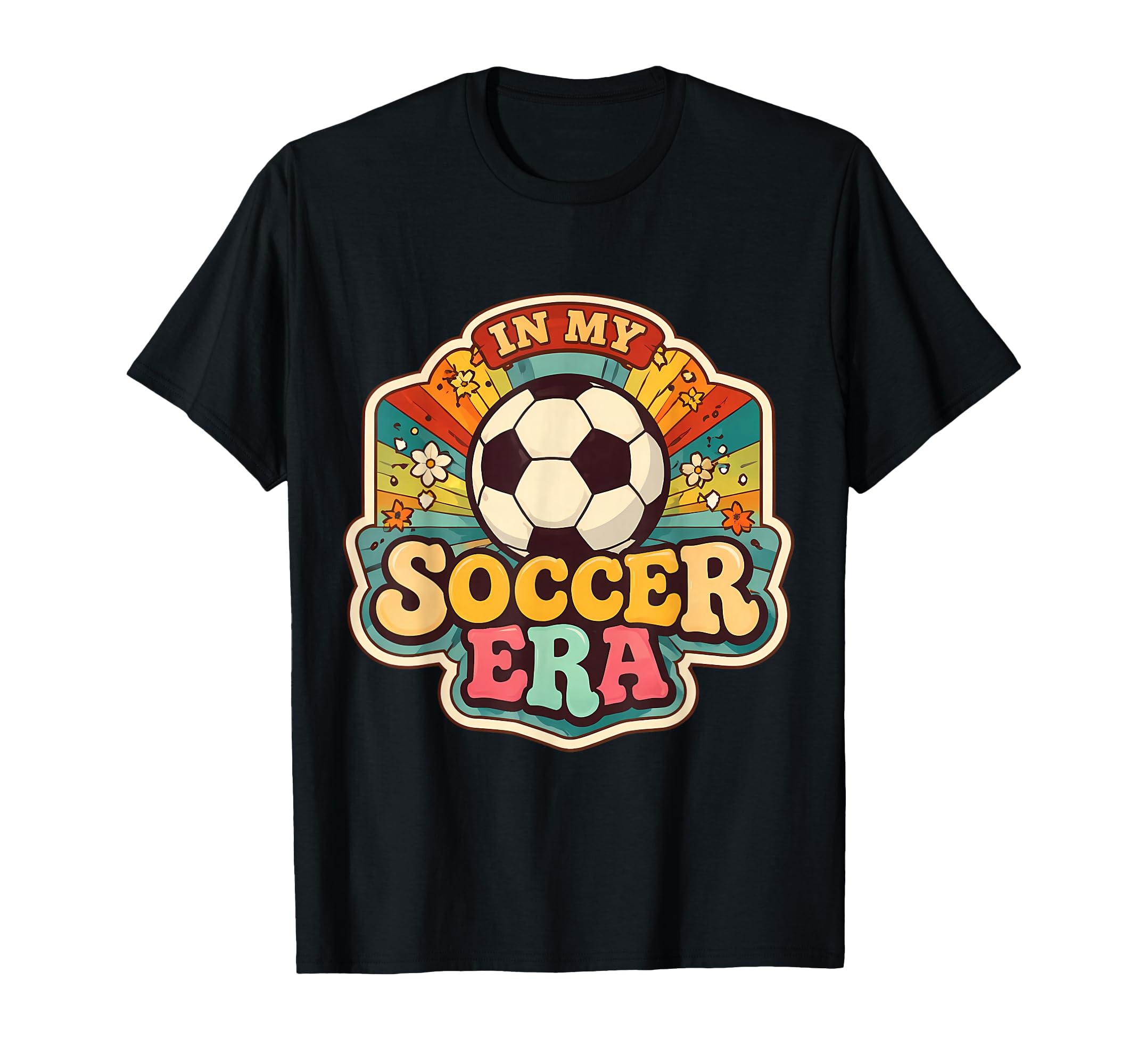 My Soccer Era Groovy Player Coach T-Shirt - Unique Graphic for Adults