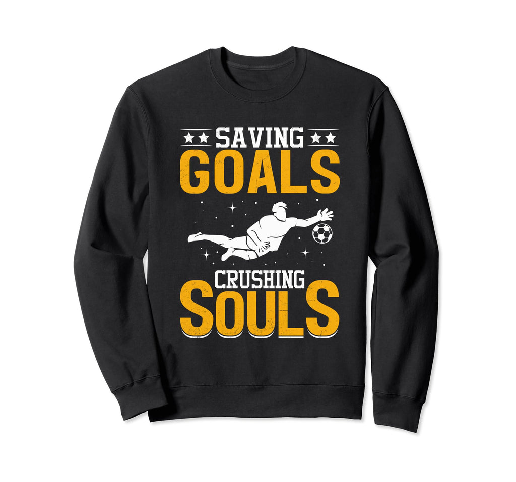Soccer Goalie Cleat Soccer Net Soccer Sweatshirt - Streetwear Style Unisex