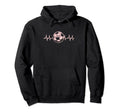 Soccer Heartbeat Sports Pastel Hoodie - Trendy Graphic Unisex