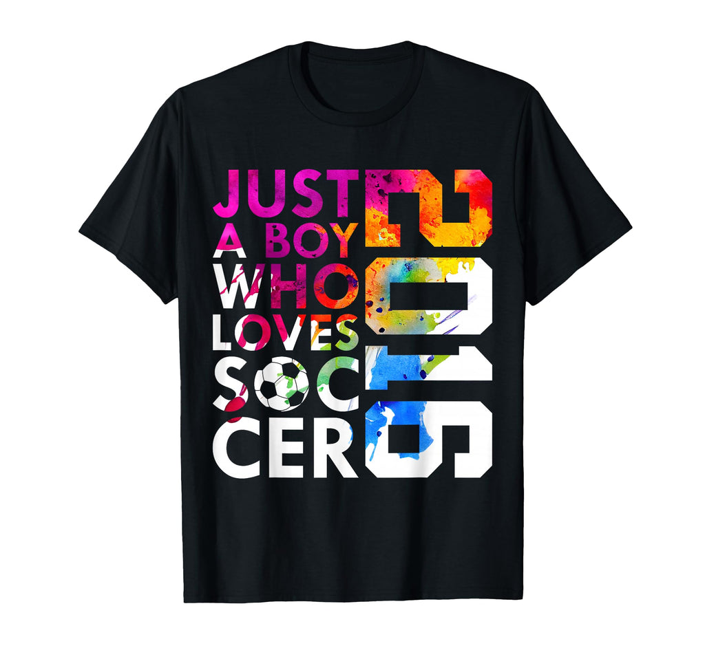 2016 Just Who Loves Soccer 10Th Birthday T-Shirt - Aesthetic Graphic Unisex
