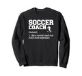 Soccer Coaching Training Trainer Sweatshirt - Graphic Print Men Women