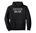Soccer Mom Pattern Bow Football Game Hoodie - Aesthetic Graphic for Adults