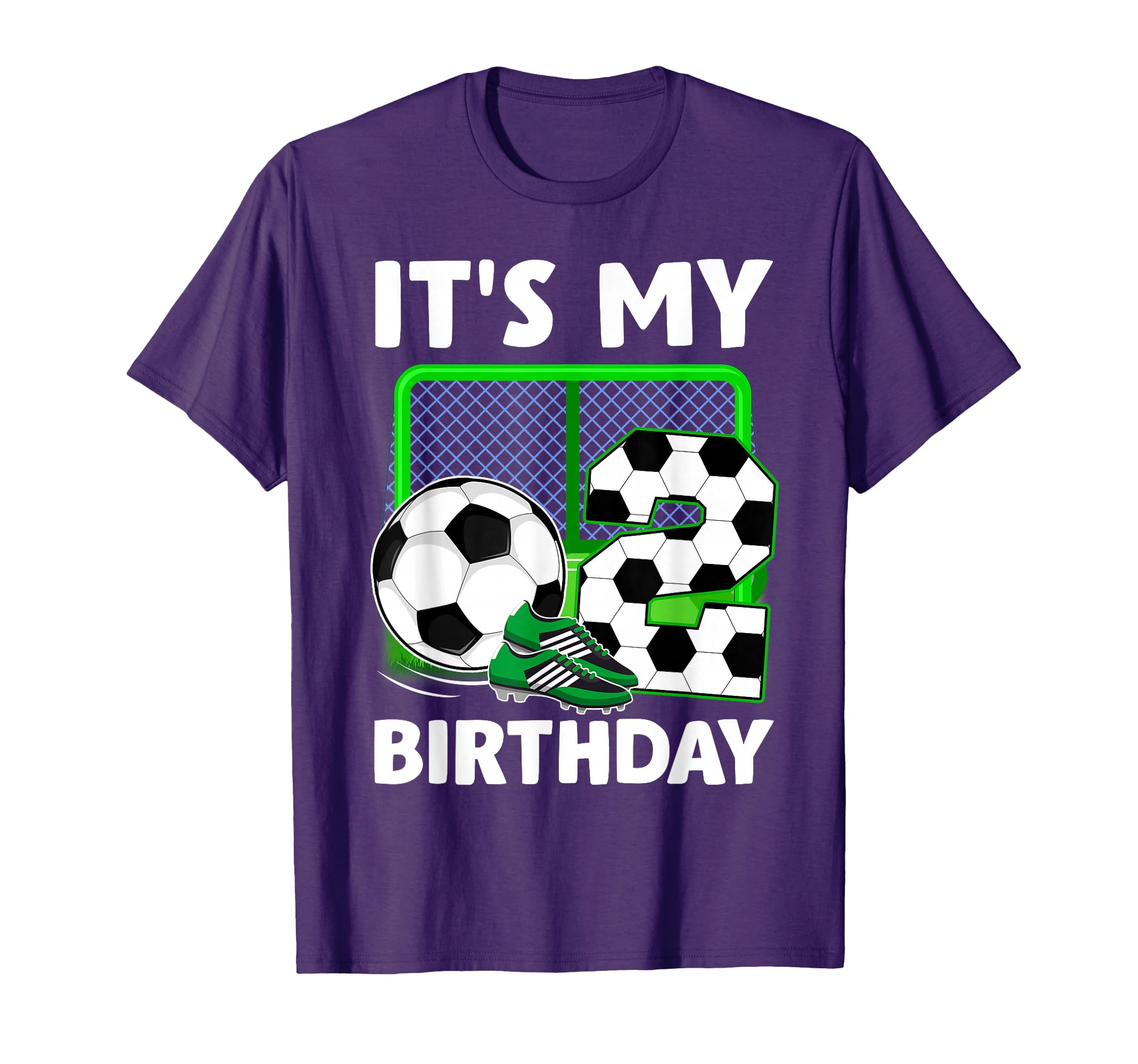 Its My 2Nd Soccer Party 2 Year Old T-Shirt - Aesthetic Graphic for Adults
