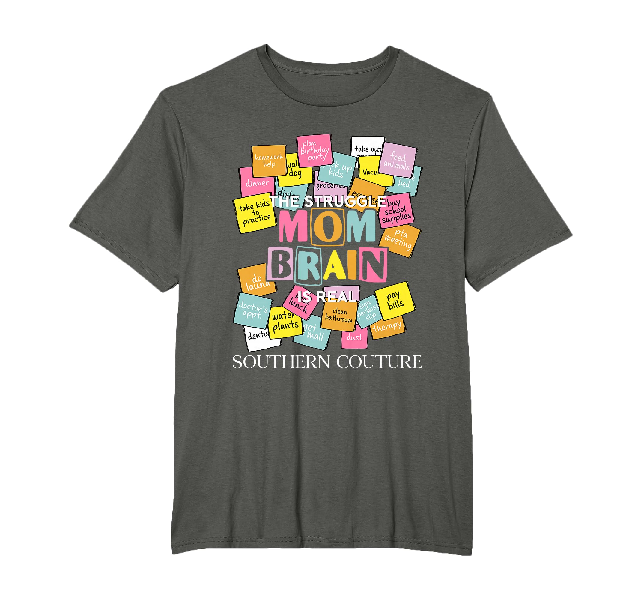 Struggle Mom Brain Is Real Southern T-Shirt - Trendy Graphic for Adults