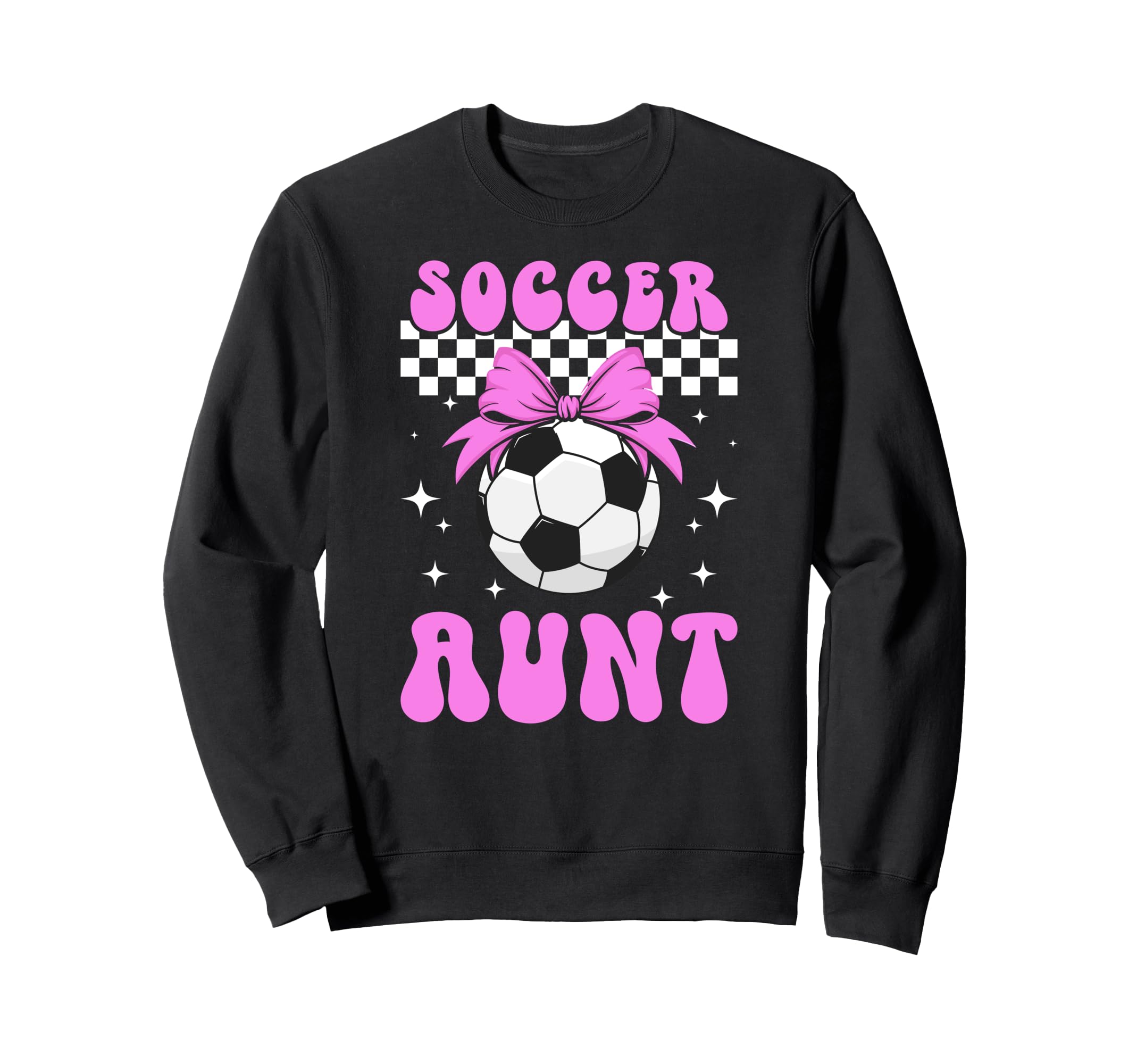 Soccer Aunt Soccer Player Auntie Sweatshirt - Novelty Apparel for Adults