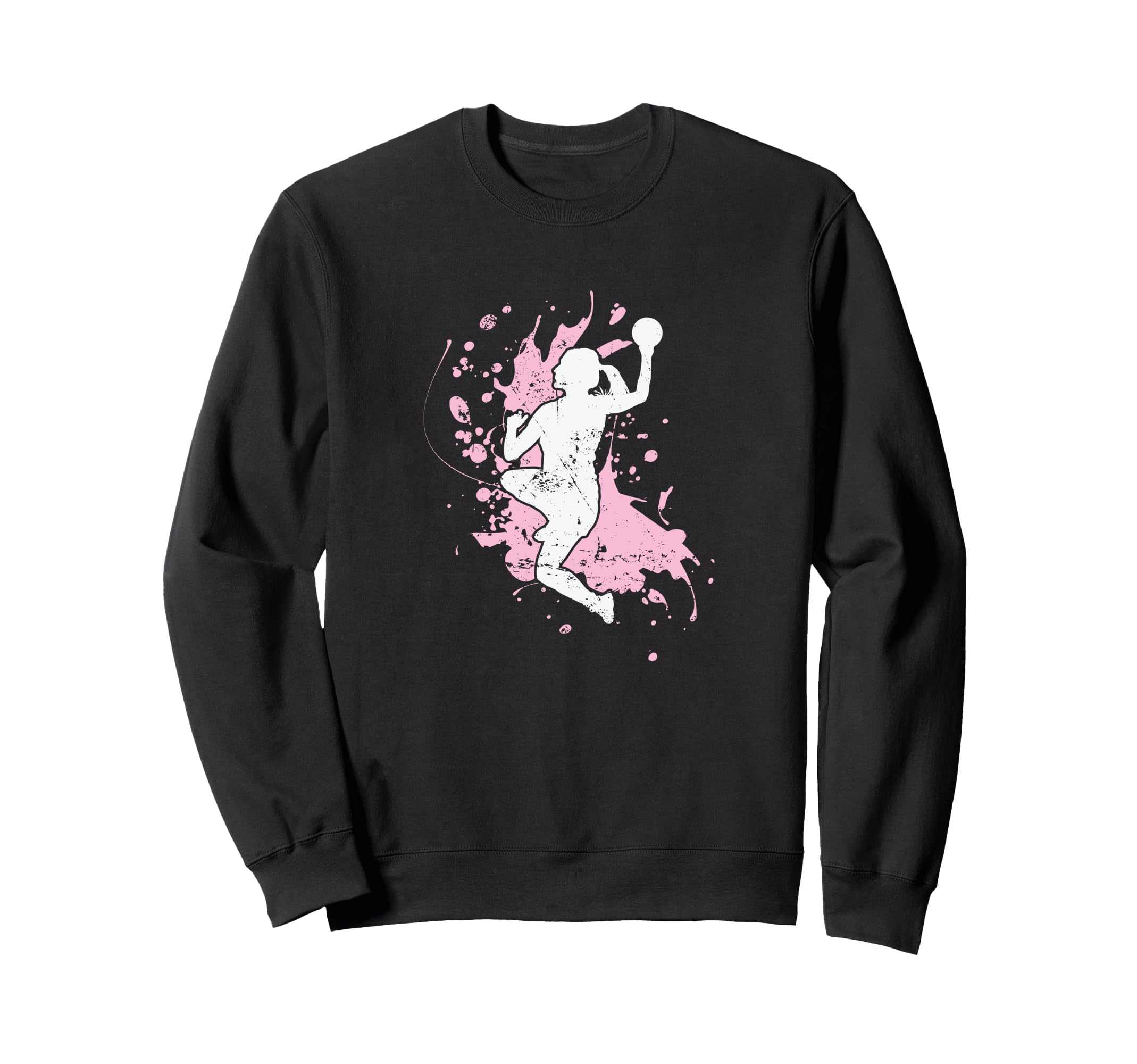 Handball Jump Shot Elegance Game Sweatshirt - Graphic Print Men Women
