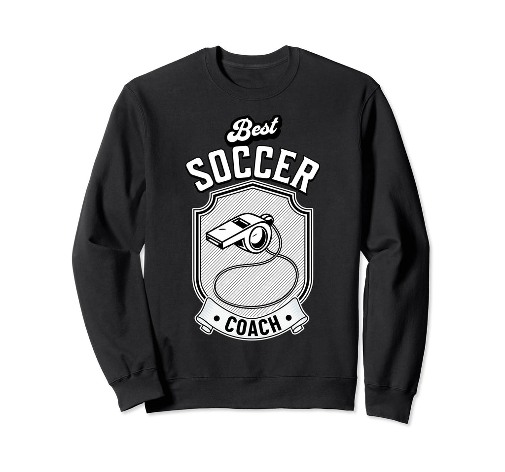 Fun Gift Best Soccer Coach Sweatshirt - Novelty Apparel for Adults