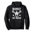 Respect Crease Lacrosse Goalkeeper Hoodie - Custom Art Print Unisex