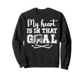 Proud Hockey Goalkeeper Mom Hockey Sweatshirt - Minimalist Print Unisex