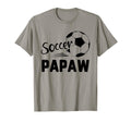 Soccer Papaw Love Soccer Player T-Shirt - Casual Everyday Wear Men Women