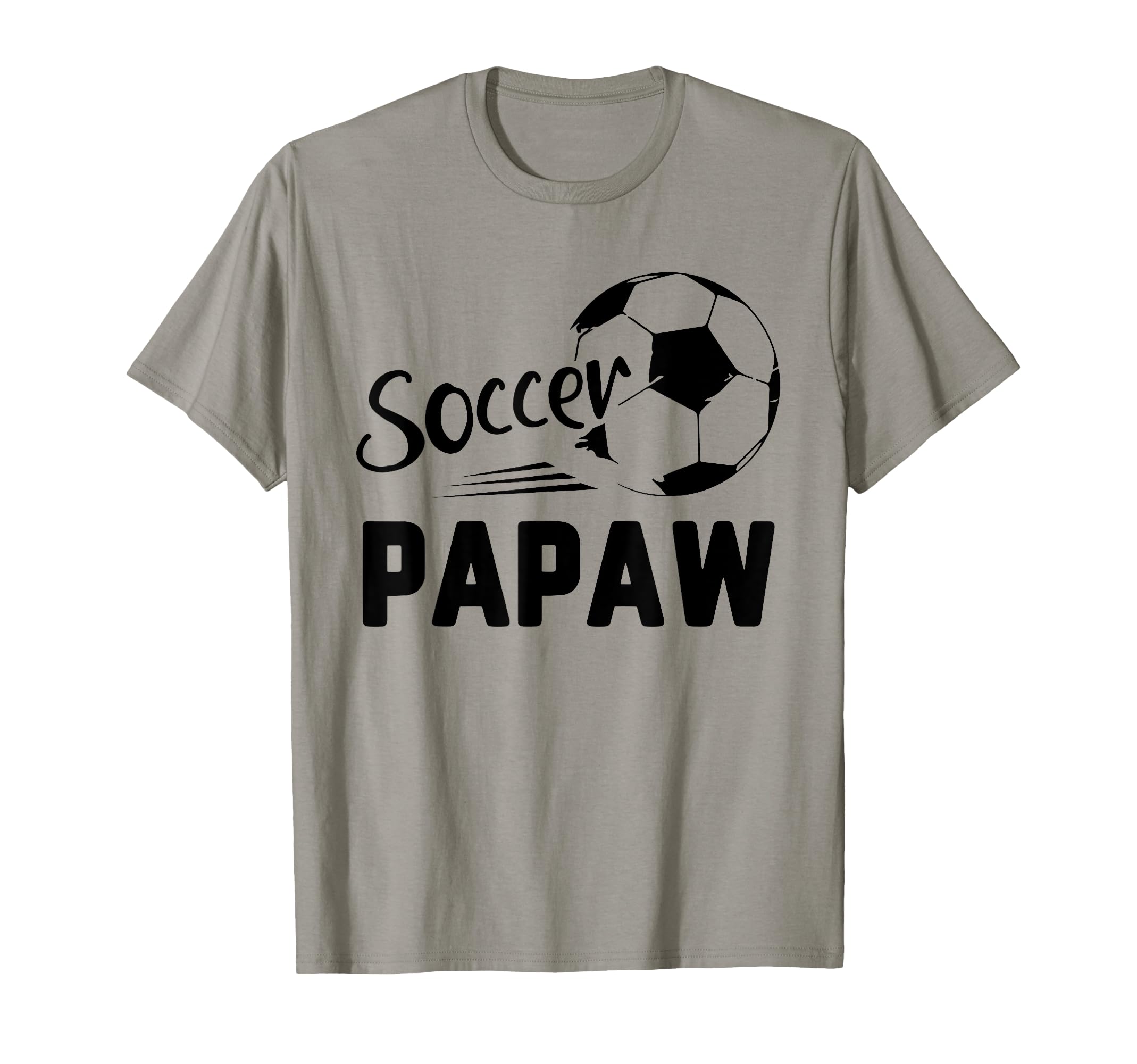 Soccer Papaw Love Soccer Player T-Shirt - Casual Everyday Wear Men Women